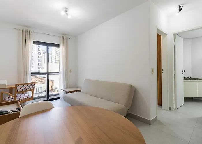 Apto 26 Com Smart Tv E Wifi Vivo Fibra Columbia Resid Ao Lado Pamplona Shopping Jardins - Sao Paulo
